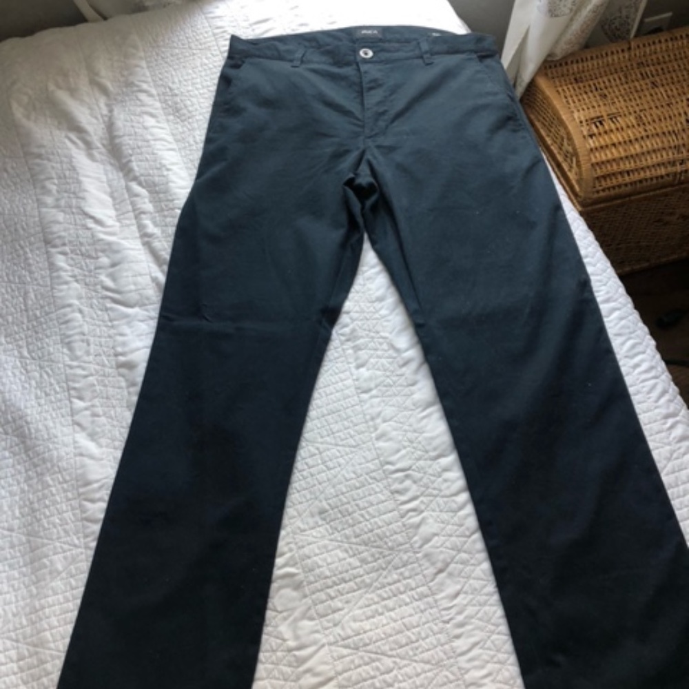 RVCA Weekend Stretch Straight Fit Pants Size 33